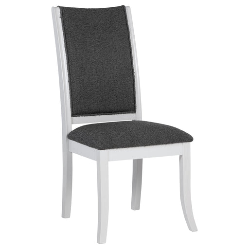 2 Coaster Furniture Judd Pearl White Dining Side Chairs