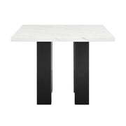 Crown Mark Parkside Black White Counter Height Table