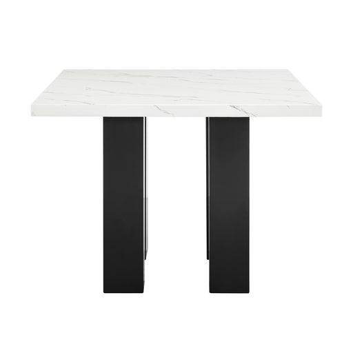 Crown Mark Parkside Black White Counter Height Table