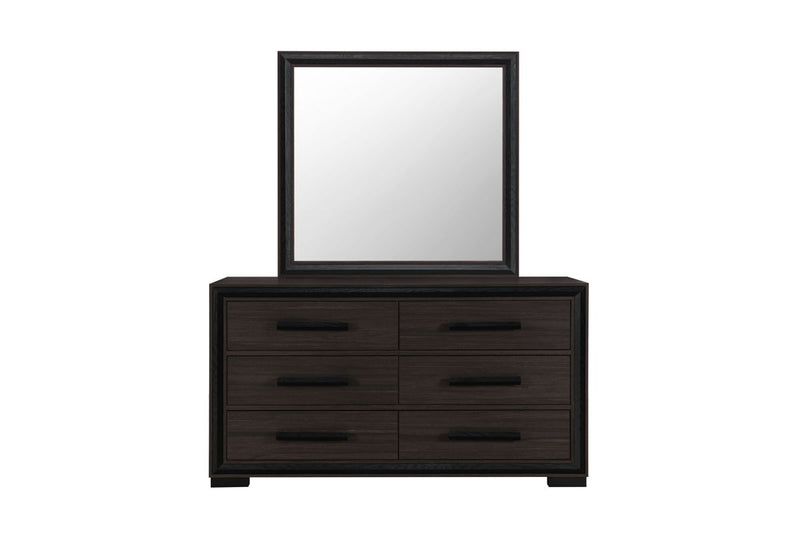 Global Furniture Amelia Black Grey Dresser
