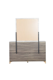 Galaxy Home Denver White Square Mirror