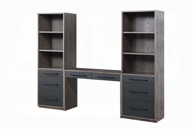 Acme Furniture Estevon Gray Oak Bookcase