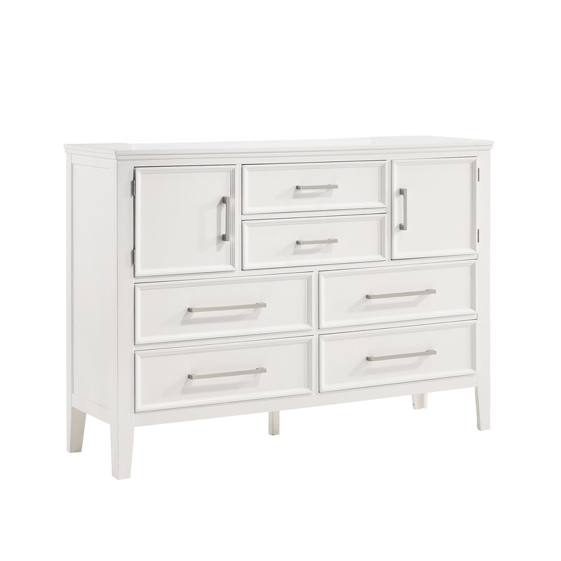 New Classic Furniture Andover White Dresser