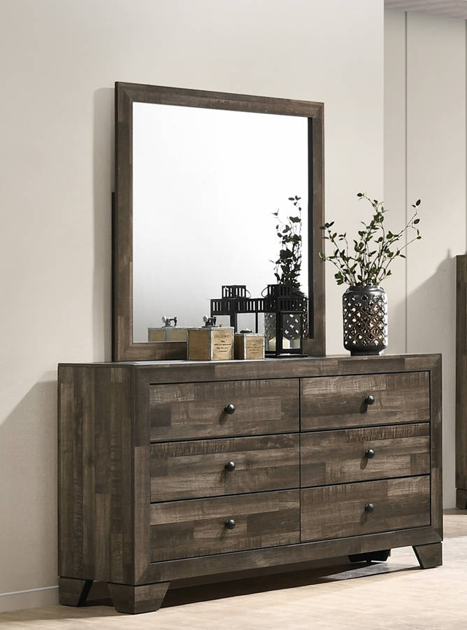 Crown Mark Atticus Dresser and Mirror