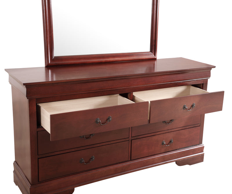 Glory Furniture Louis Phillipe Cappuccino Dresser