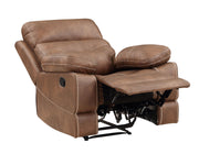 Steve Silver Rudger Chestnut Brown Manual Recliner
