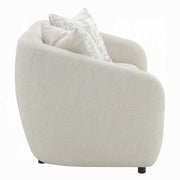 Acme Furniture Etienne Beige Loveseat with 3 Pillows