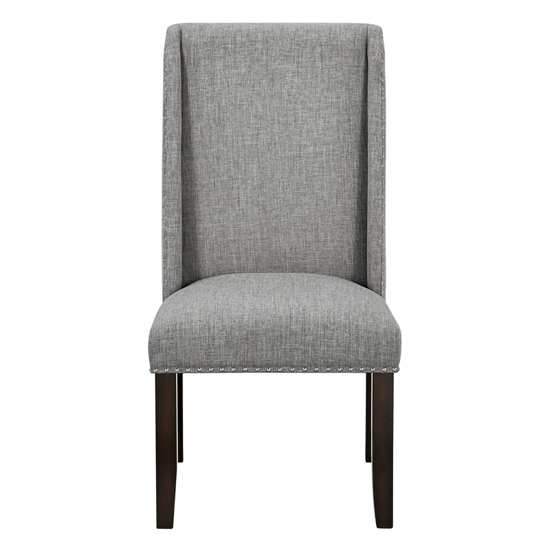 2 New Classic Furniture Faust Gray Dining Chairs