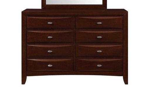 Global Furniture Linda Merlot Drawer Dresser
