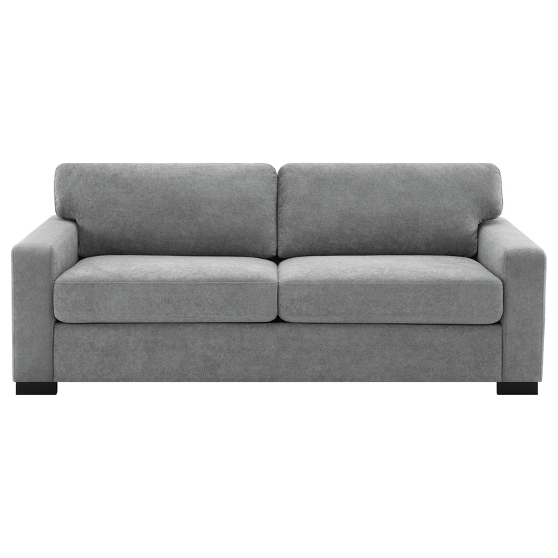 Coaster Furniture Simpson Grey Sofa Sleeper with Queen Mattress