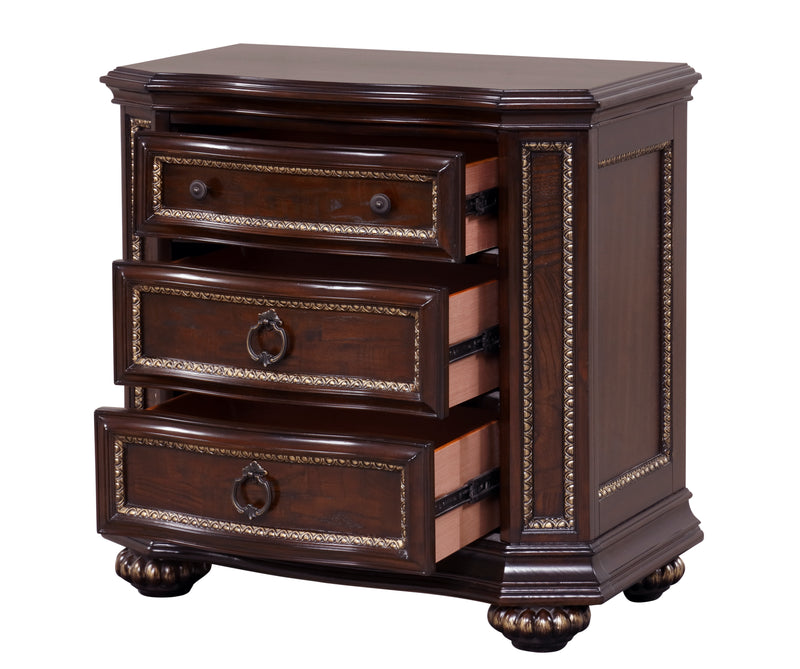 Glory Furniture Paris Cherry Nightstand