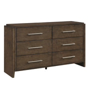 Home Elegance Emmett Brown Walnut Dresser And Mirror