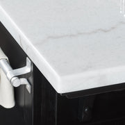 Steve Silver Aspen Ebony Kitchen Island