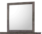Crown Mark Coralee Chalk Grey Dresser and Mirror