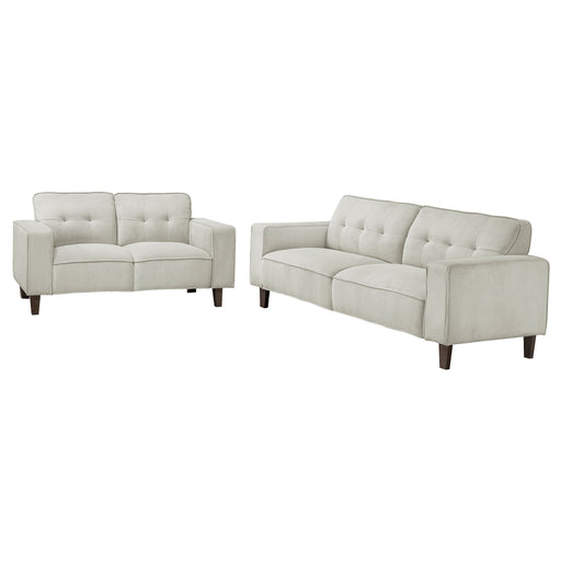 Coaster Furniture Deerhurst Greige Beige Grey 2pc Living Room Set