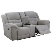 Coaster Furniture Gilson Grey Reclining 2pc Living Room Set