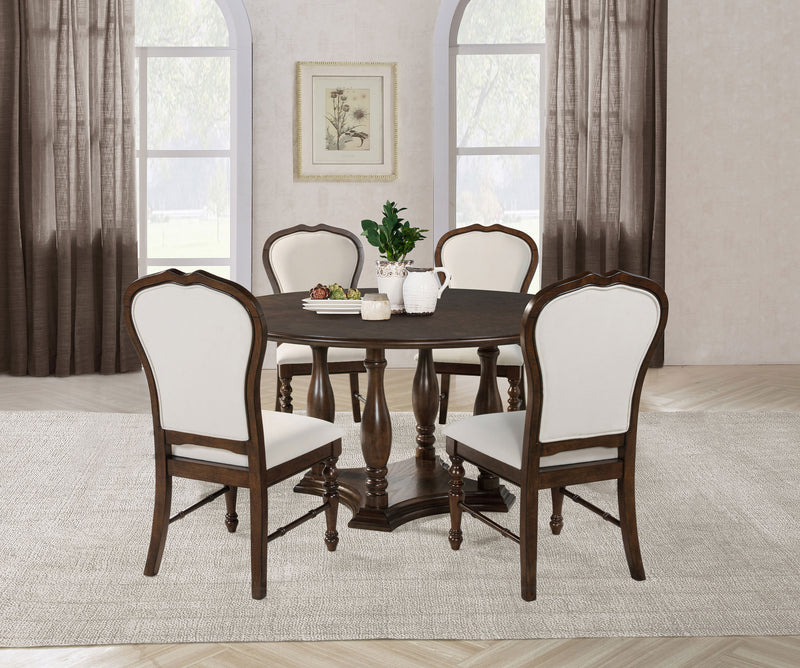 Coaster Furniture Landon Rich Brown 5pc Dining Room Set