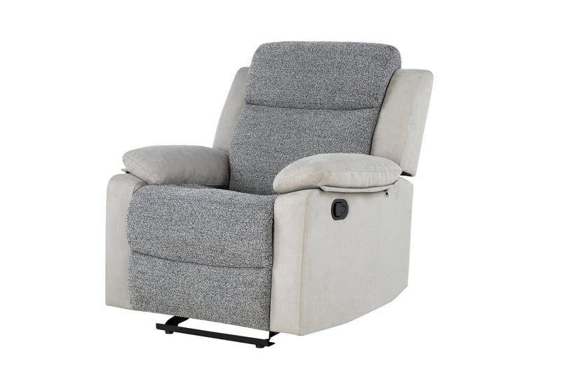Global Furniture U6027 Grey Glider Recliner