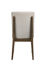 2 New Classic Furniture Maggie Walnut Natural Dining Chairs