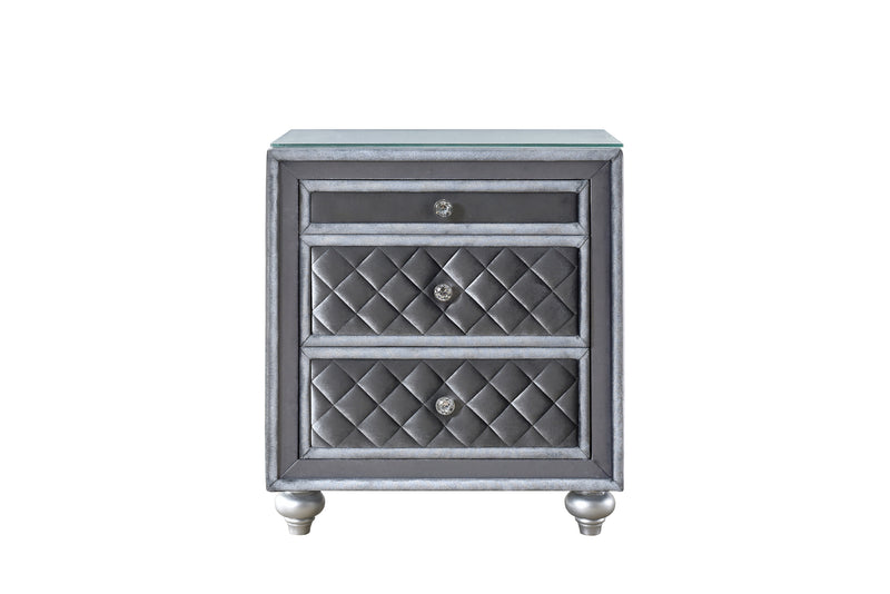 Crown Mark Cameo Night Stand