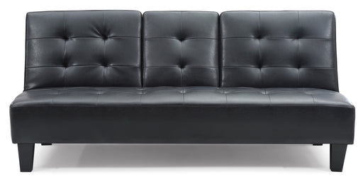 Glory Furniture Richie Black Faux Leather Sofa Bed