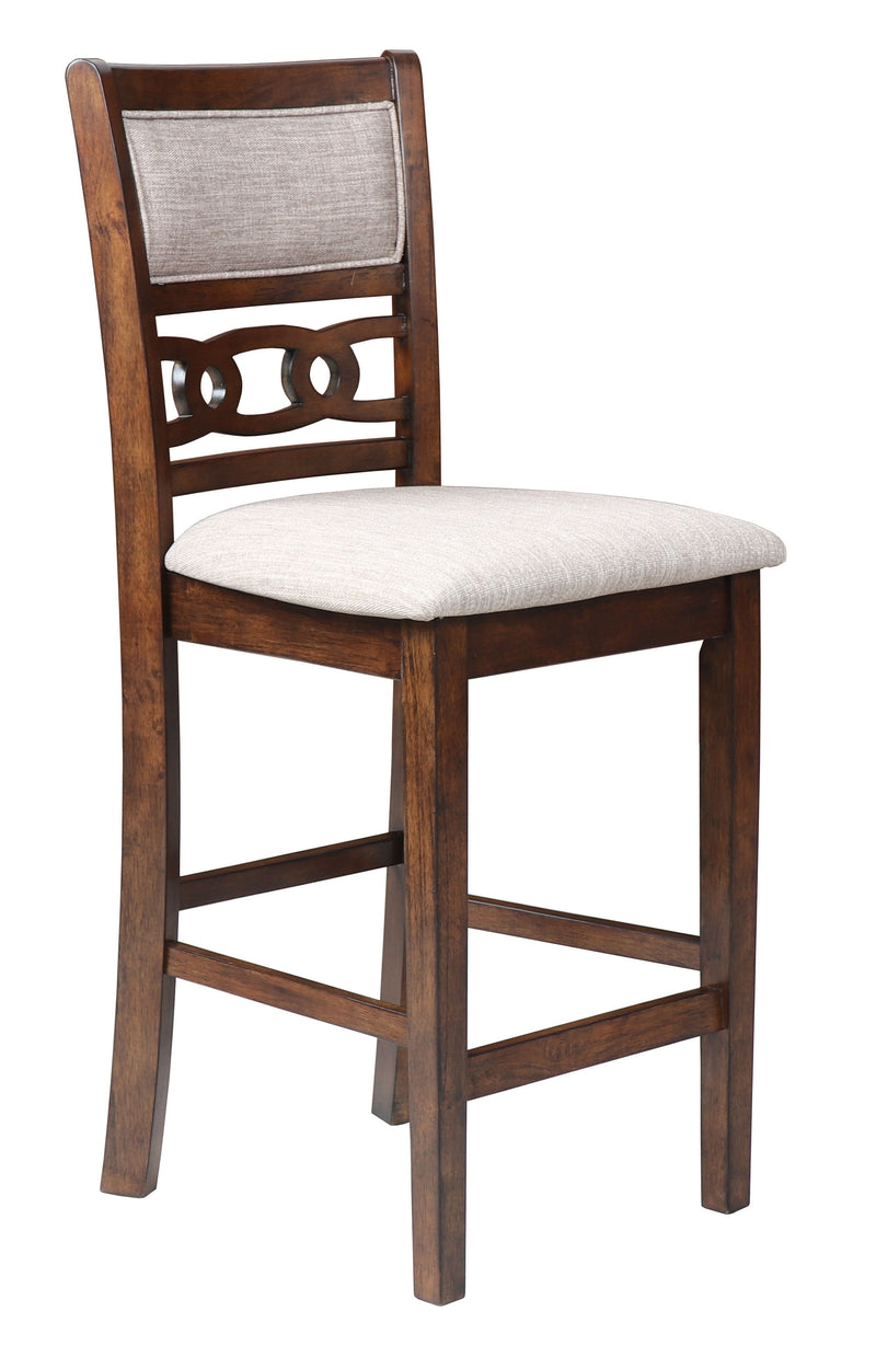 New Classic Furniture Gia Gray 42 Inch Drop Leaf 3pc Counter Height Set