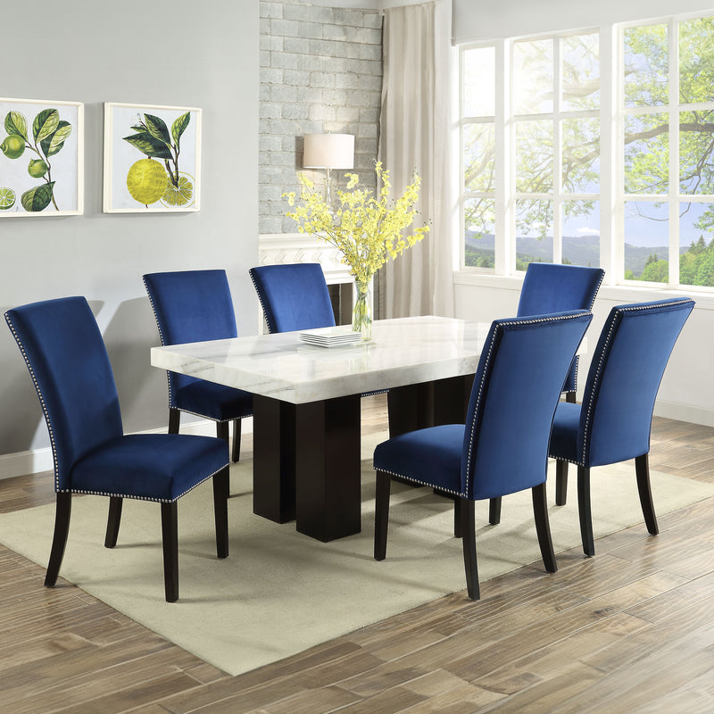 Steve Silver Camila White Rectangle Dining Table
