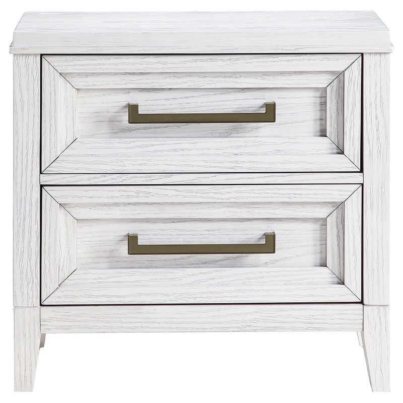 Coaster Furniture Marielle Distressed White Nightstand