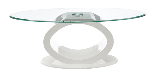 Acme Furniture Larry White High Gloss 3pc Coffee Table Set