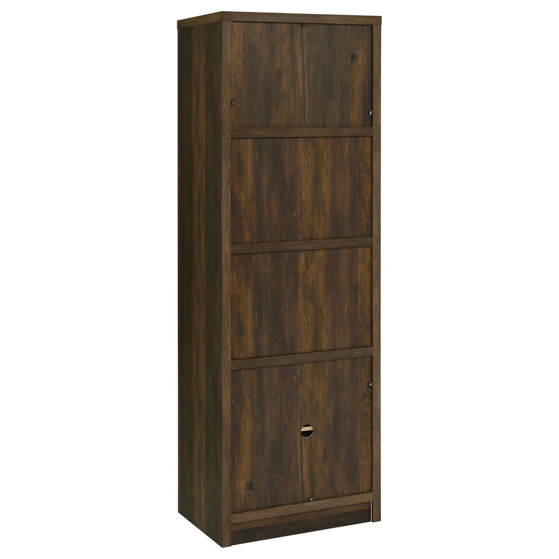 Coaster Furniture Laughlin Dark Pine Brown Media Tower