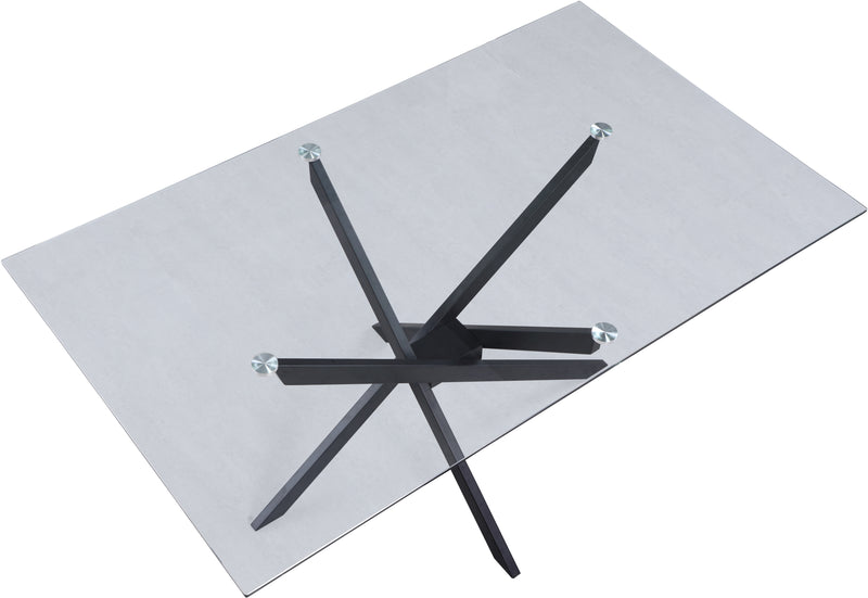 Meridian Furniture Xander Chrome Dining Table