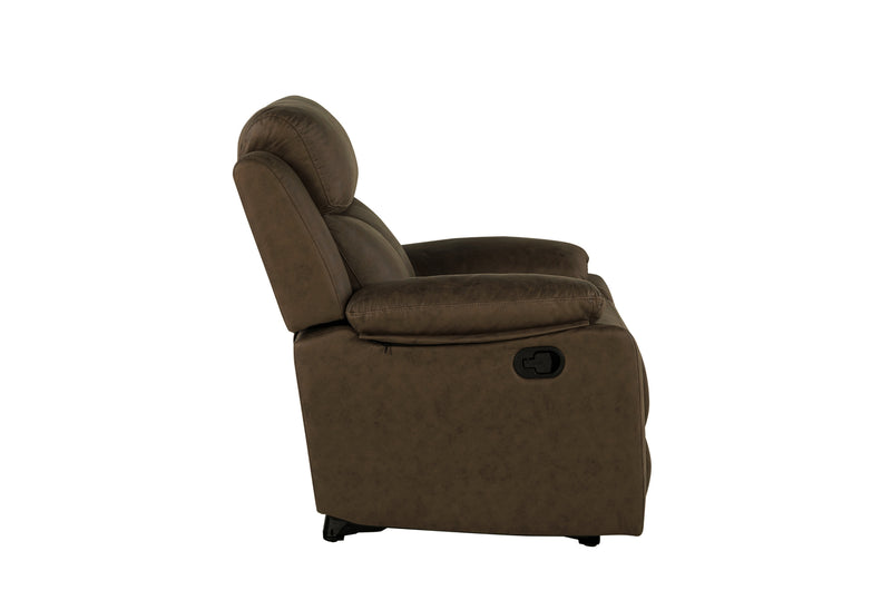 Global Furniture U6026 Dark Brown Glider Recliner