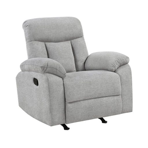 Home Elegance Jules Gray Rocker Reclining Chair