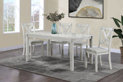 Crown Mark Clara Drift Wood 5pc Dinette Set