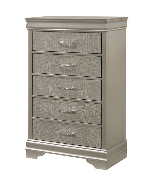 Crown Mark Amalia Champagne Silver Chest