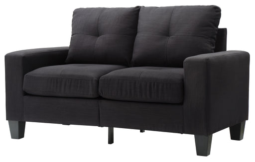 Glory Furniture Newbury Black Fabric Modular Loveseat