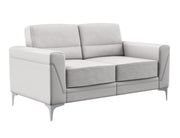 Global Furniture U6109 Light Grey Loveseat