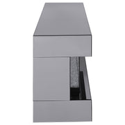 Coaster Furniture Vallerie Black 71 Inch TV Stand with Flame Box