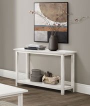 Coaster Furniture Payne Distressed White Entryway Sofa Table