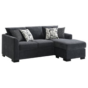 Coaster Furniture Storey Dark Grey Sleeper Sectional