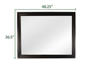 Galaxy Home Matrix White Wood Mirror