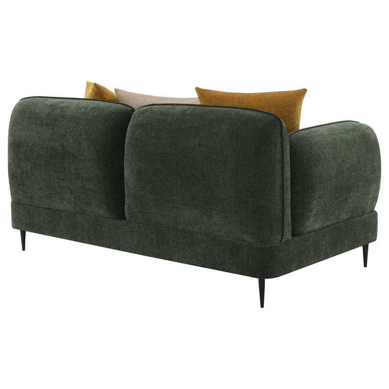 Coaster Furniture Jade Green Track Arm Loveseat