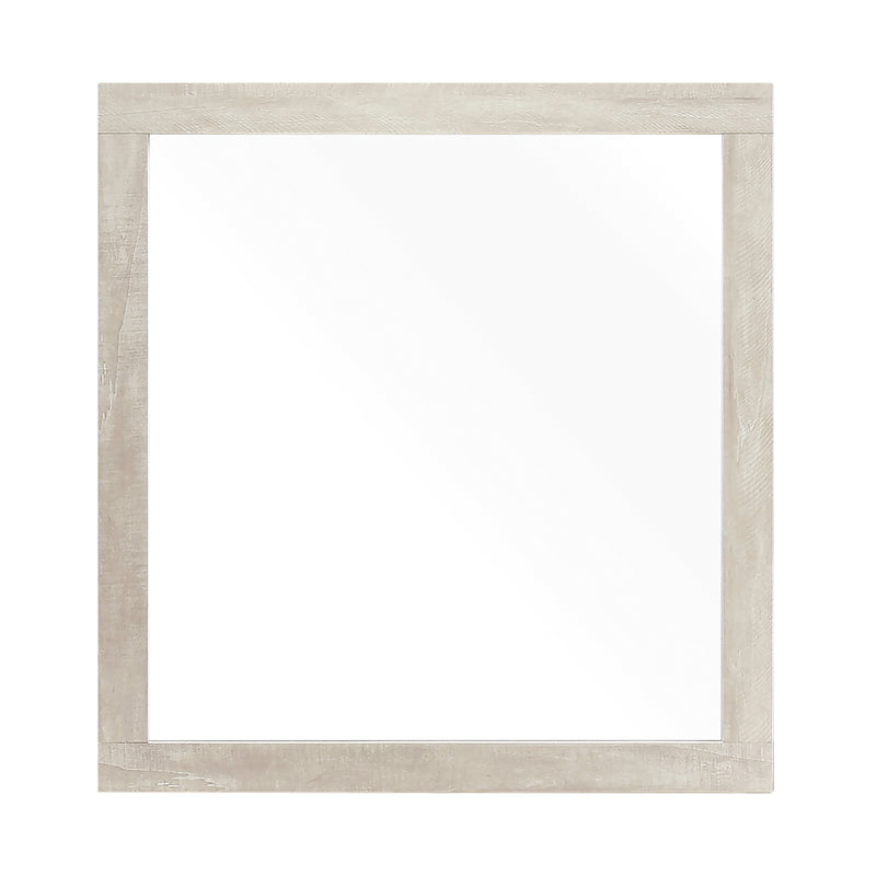 Home Elegance Aspen Dusty Gray Oak Dresser And Mirror