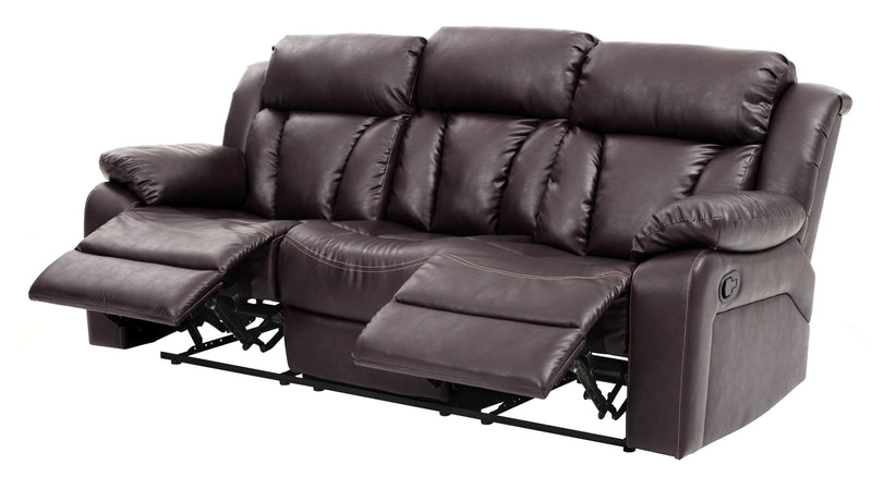 Glory Furniture Daria White Reclining Sofa
