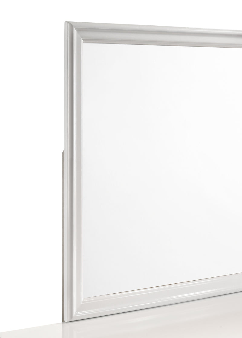 Galaxy Home Brooklyn Gray Wood Mirror