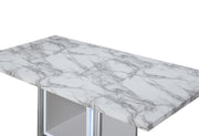 Global Furniture Ylime Light Grey White Dining Table