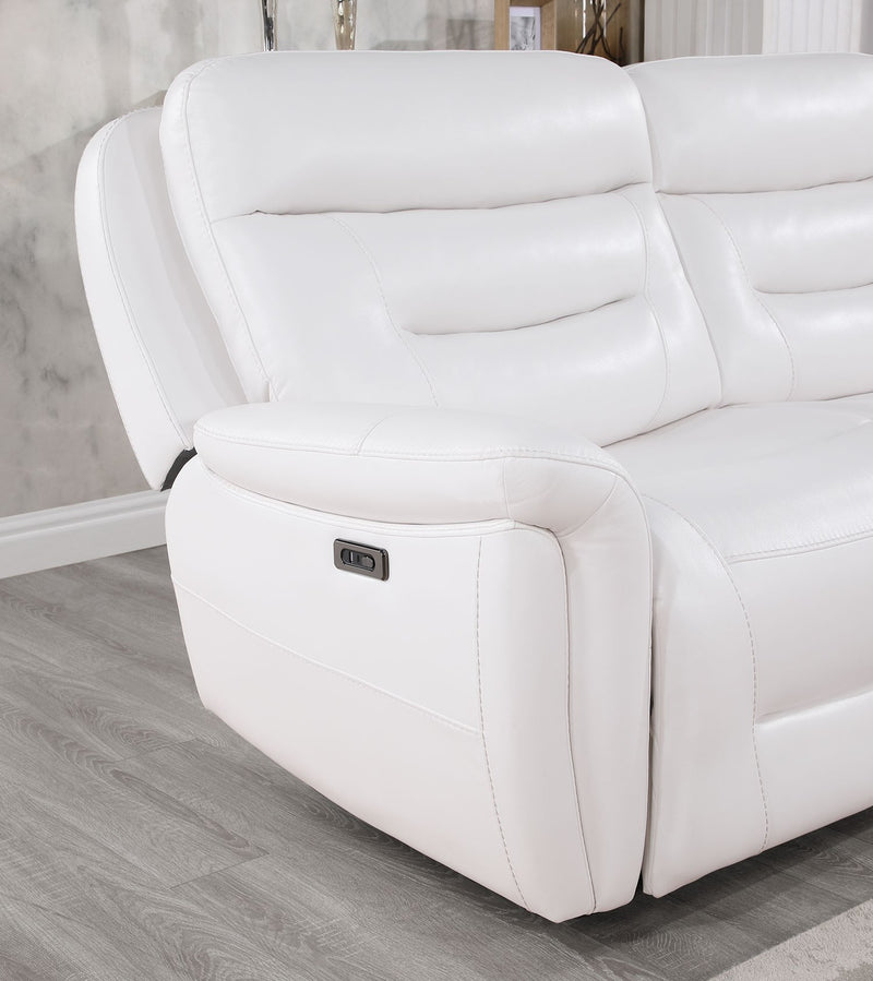 Global Furniture U8522 White Sectional