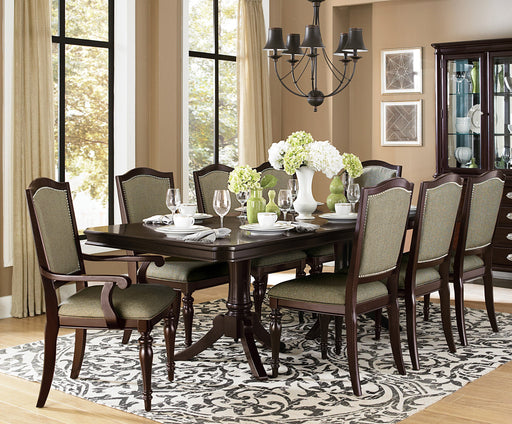 Home Elegance Marston Cherry 9pc Dining Room Set