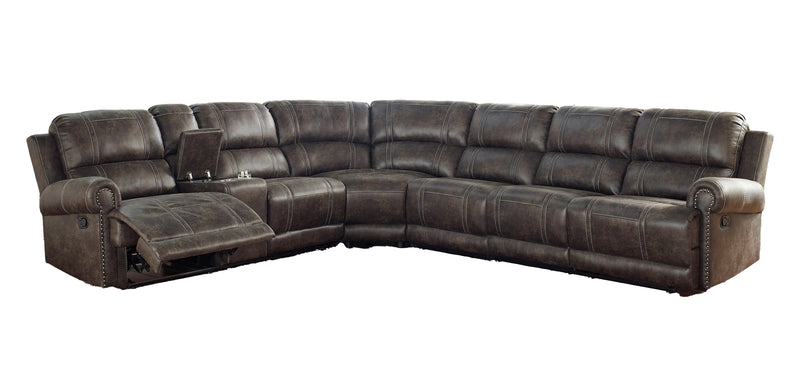 New Classic Furniture Terra Brown 4pc Sectional RAF-LAF-W-AC
