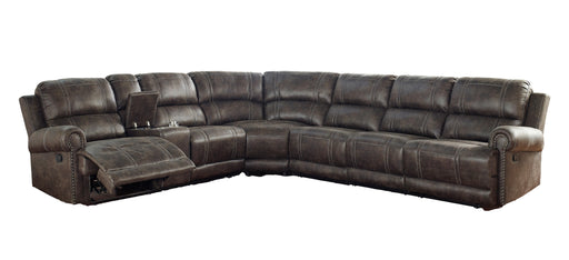 New Classic Furniture Terra Brown 4pc Sectional RAF-LAF-W-AC